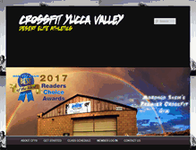 Tablet Screenshot of crossfityuccavalley.com